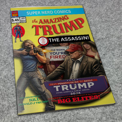 RARE REMASTERED SILVER Metal Donald Trump ASM 129 ORIGINAL Homage COMIC