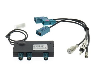 Calearo 41123 - Profi DAB/ FM Splitter - DIN Stecker - ISO Buchse - SMB Buchse