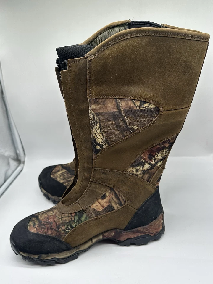 Cabelas 81-3618 Insulated Gore-Tex Camo Zip Up Hunting Boots Size 11.5 Scent-Lok - Image 4 of 4