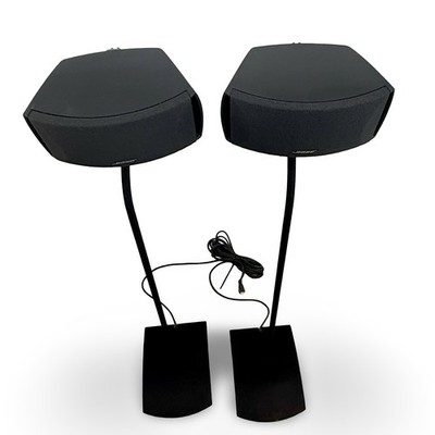 Bose 161 Speakers with Genuine UFS-20 Bose Floor Stands Pair 36