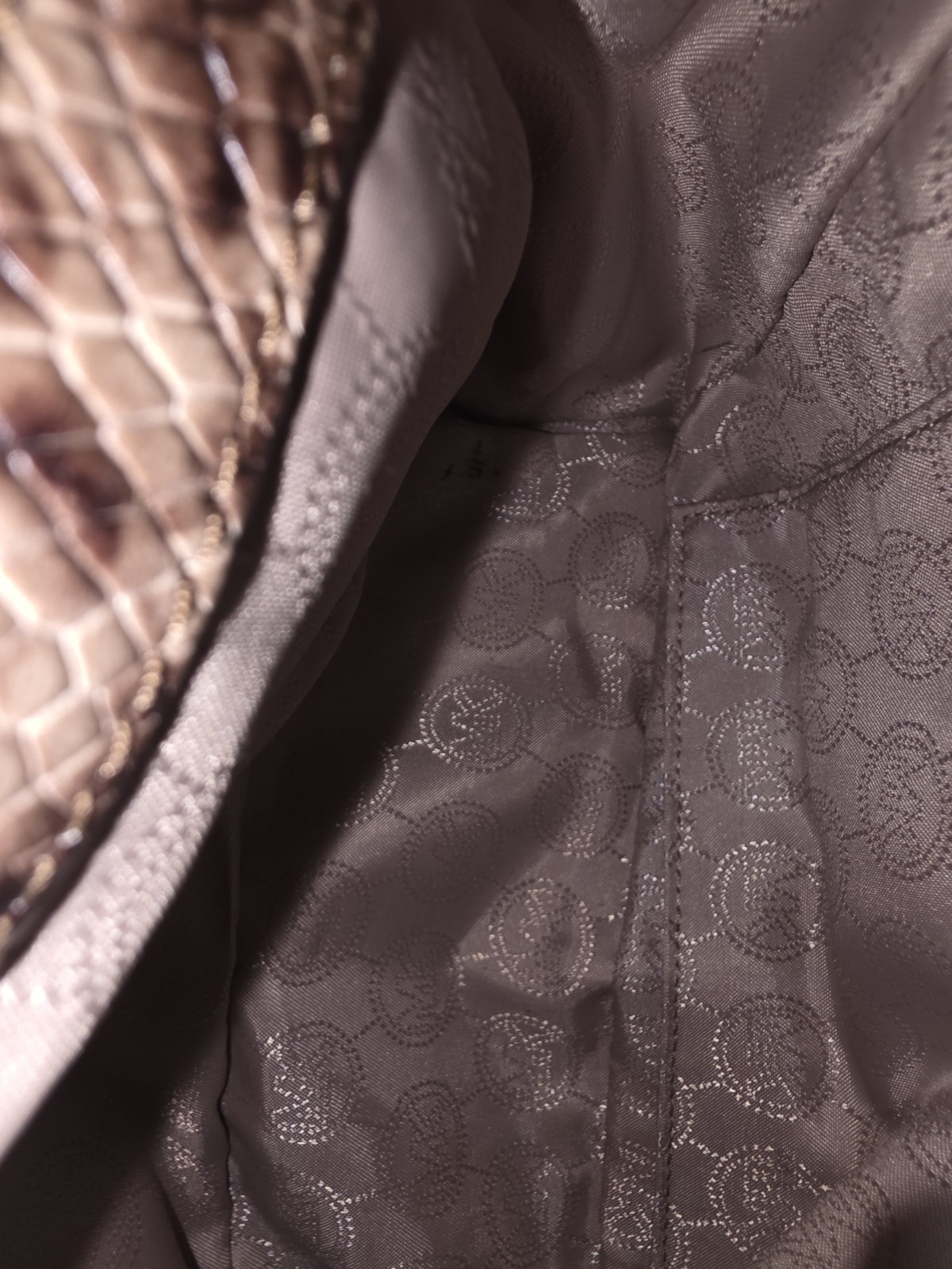 Michael Kors Authentic Ava Medium Python Snake Em… - image 6