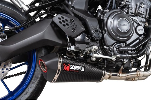 Scorpion Exhaust Serket Full System Carbon Yamaha MT 07 Euro 5+ 24-25 - Picture 5 of 5