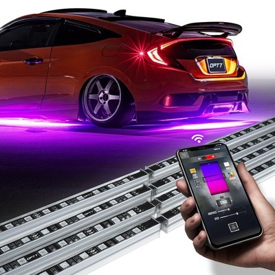 OPT7 Aura Pro Car Underglow Lights RGB App Control