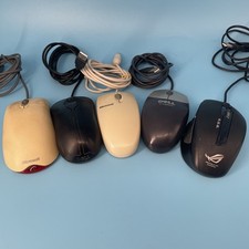 LOT 5 mouse Vintage Infrared And Roller Teste...
