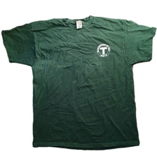 Vintage 90s MBTA T-Shirt XXL Maintenance Of Way Boston Transit Railfan Bus Train