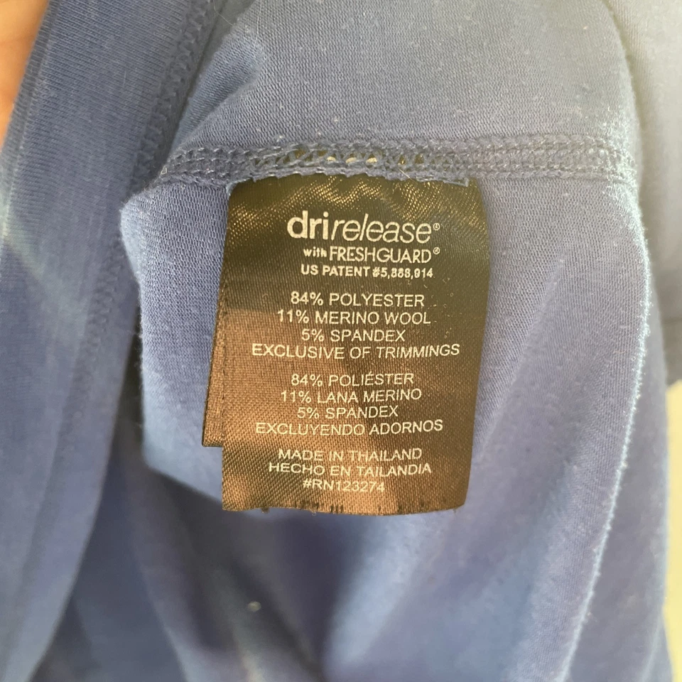 Paradox Pullover Womens XL Purple Merino Blend Base Layer 1/4 Zip - Image 3 of 4