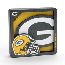 YouTheFan NFL Green Bay Packers 3D Logo Series Magnets - Officially Licensed