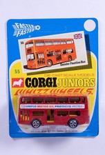 Corgi Juniors Whizzwheels 55 Daimler Fleetline Bus Near Mint
