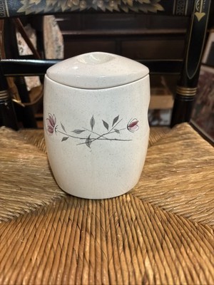 Franciscan  Duet  Vintage Canister 6.5  Rare Porcelain