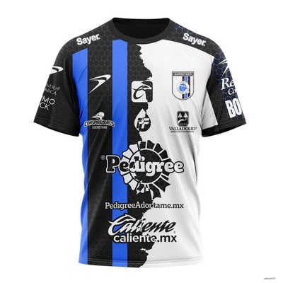 Personalized LIGA MX Queretaro F.C Shirt 3D 2024-2025 Home Mix Away