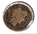 1914 Barber One Dime United States Coin Well Circulated 10 Cents