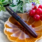 VINTAGE 1940s Kamakura-bori Urushi Semi-Flex Nib Fountain Pen