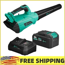 Leaf Blower Cordless Brushless 20V Electric Leaf Blower 700CFM 250 MPH,Leave,Sno
