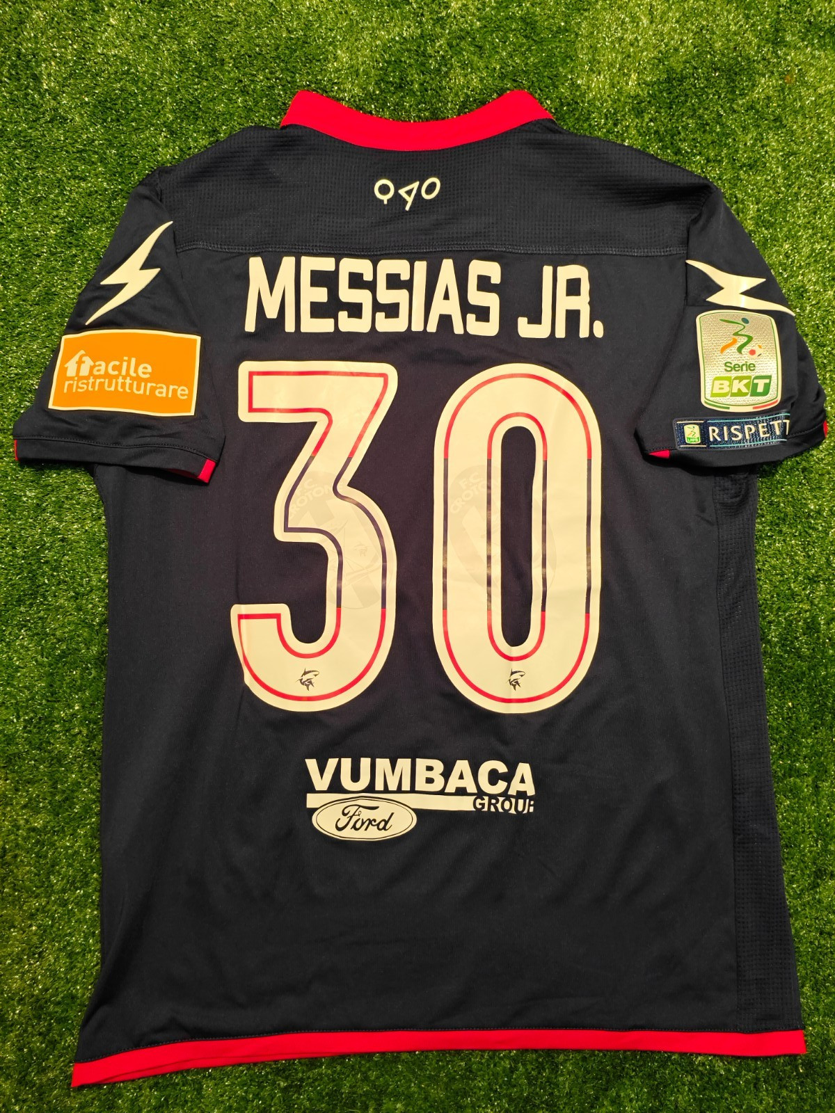 Maglia Crotone Messias indossata match signed serie b