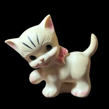 Sun Rubber Co Ruth E Newton Rubber Squeaky Kitten Cat Toy VINTAGE 1950s USA