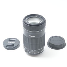 Canon EF-S 55-250mm f/4-5.6 IS STM Telephoto Zoom Lens Near Mint 6364