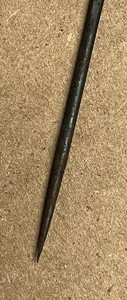 Hand Forged Marlin Iron Punch Spike Tool. For Nautical Rigging & Splicing Rope