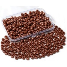 Brown pony beads bulk 9mm brown pony beads for friendship bracelets cr