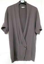 Brunello Cucinelli Oversize 100% Kaschmir Wickelweste, Strickweste Gr: L topp