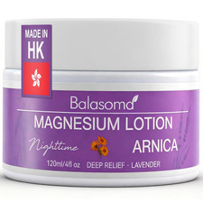 Nighttime Magnesium Lotion with Arnica   Magnesium Cream for Sleep   Potent Magn