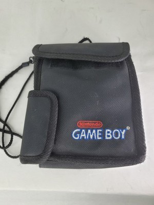Vintage Nintendo Game Boy Black Storage Pouch Carrying Case Travel Bag