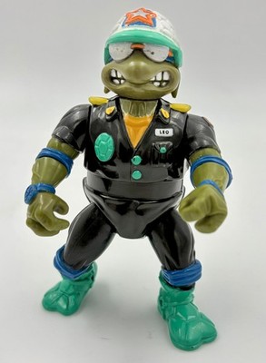 Vintage 1991 TMNT Playmates Mirage Studios Leonardo  Make My Day Leo  Figure