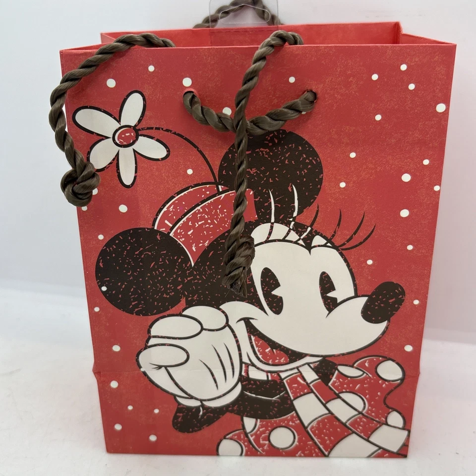 "6 nuevas bolsas de regalo Disney Minnie Mouse 5""x3""x6,25""" Foto 3 de 4