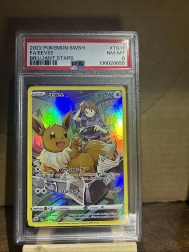Eevee TG11/TG30 Swsh09: Brilliant Stars Trainer Gallery Holo