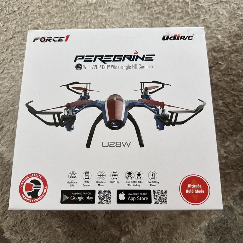 Force 1 Peregrine Drone Udir/c U28W Wifi New Sealed In Box
