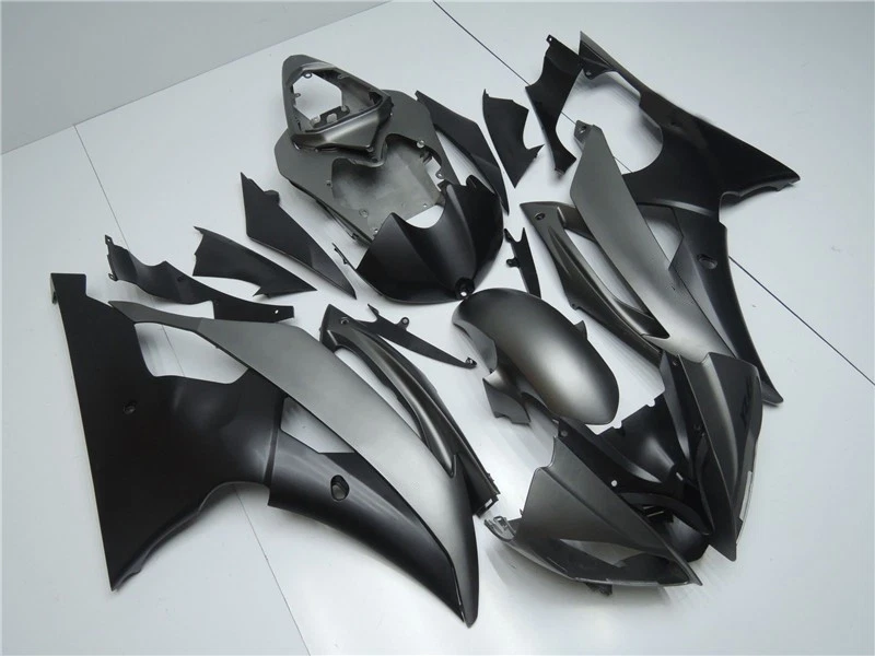 Carrocería de moto gris negra para Yamaha 2008-2016 YZF600 R6 YZF R6 carenados Foto 3 de 4
