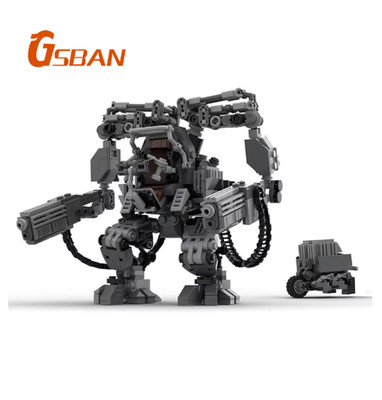 Mecha Robot APU Building Blocks MOC Model Kit Toy Set