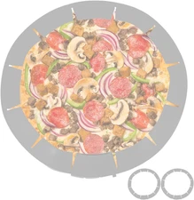 Adjustable Silicone Pie Crust Shields for 8-11.4 Inch Pies and Pizza