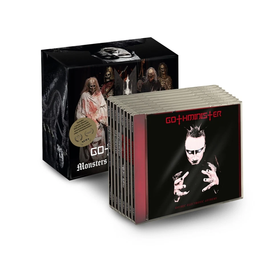 GOTHMINISTER - Monsters United - ltd. BOX SET - 7 CDs + 1 DVD - NEU - Bild 2 von 4