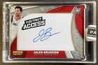 Jalen Brunson Panini Instant Access Autographed Patches Rookie RC Auto 5/10