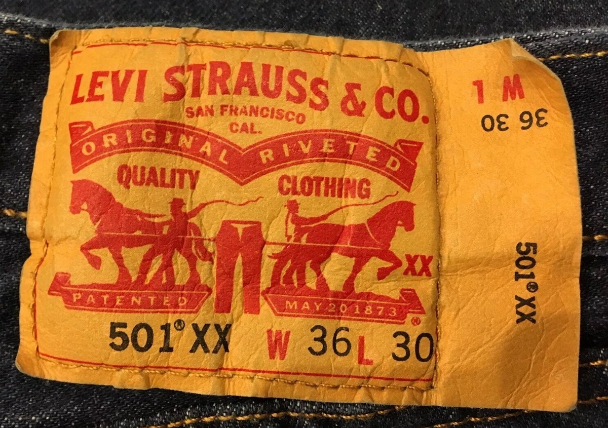 Levis 501XX W36 L30 Button Fly V Jeans Single Stitch Vintage Levis 501XX W36 L30 Button Fly V Jeans Single Stitch Vintage