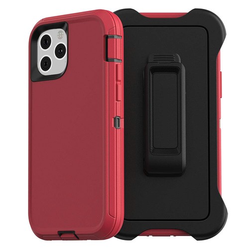 For Apple iPhone 16 15 14 13 12 11 Defender Case Hybrid Cover +Belt Clip Holster - Picture 55 of 69