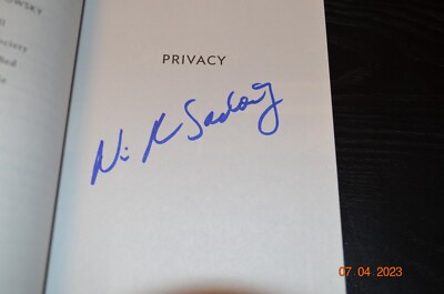 Privacy : Novel  SIGNED by Nina Sadowsky (2022, Trade Paperback) - NEW