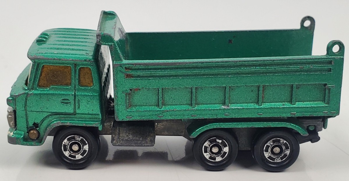 Vintage Tomica Hino Dump Truck Green Die Cast Car Japan | eBay