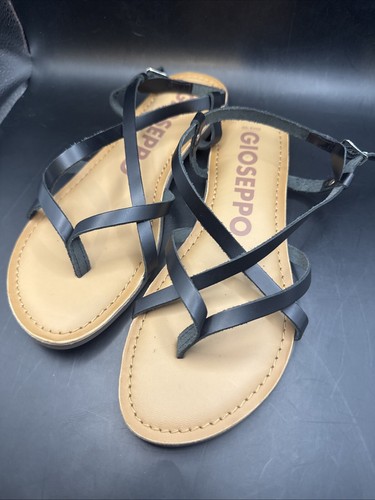 Gioseppo women Ankle Strap Sandals EU39 | US 8.5-9 Black