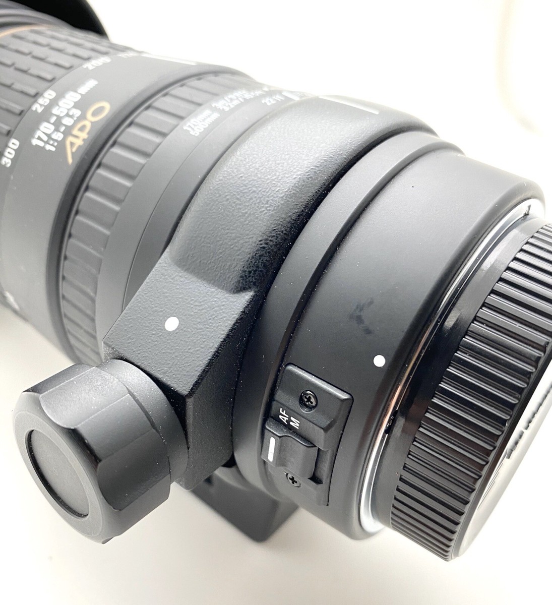 SIGMA 170-500mm 1:5-6.3 APO AF LENS Sigma SA-7 MOUNT W/ CASE