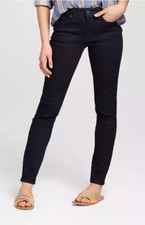 Universal Thread Jeans Dark Blue High Rise Skinny Stretch Sz 00 Reg