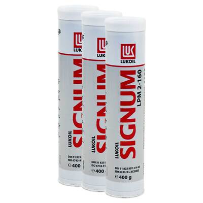 Mehrzweckfett Fett Lithium Lukoil 58951586 Signum LPM 2-160 mit MoS2 3 X 400g