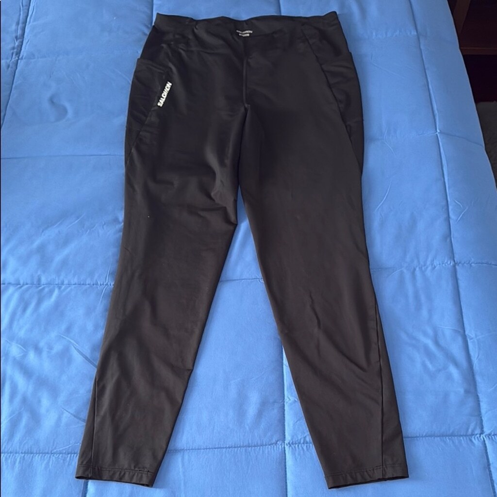 Leggings Salomon Cross Run Fit 28" Nero Taglia XL!