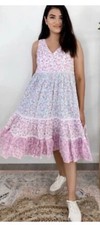 LOVESHACKFANCY for Target Camille Pink Floral Babydoll Dress Size XS NWT