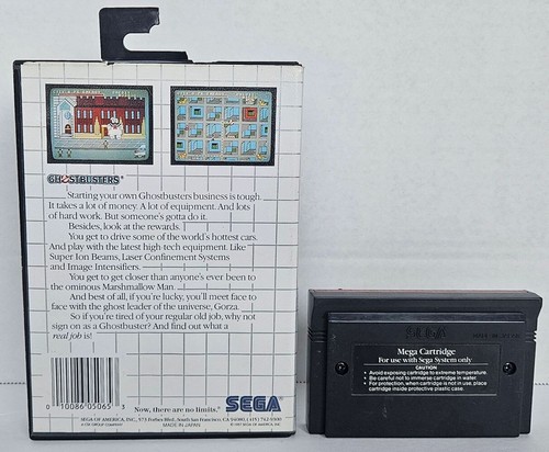 Sega Master System Ghostbusters Cartridge & Box Only Adult Owned - Bild 2 von 2