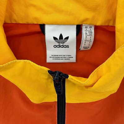 Adidas Jacket Mens Small Colorblock Summer Basketball