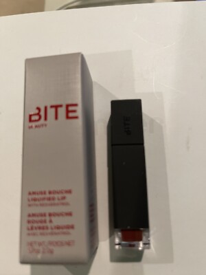 Bite Beauty Amuse Bouche Liquified Lipstick Travel Mini In Demi Glacé 