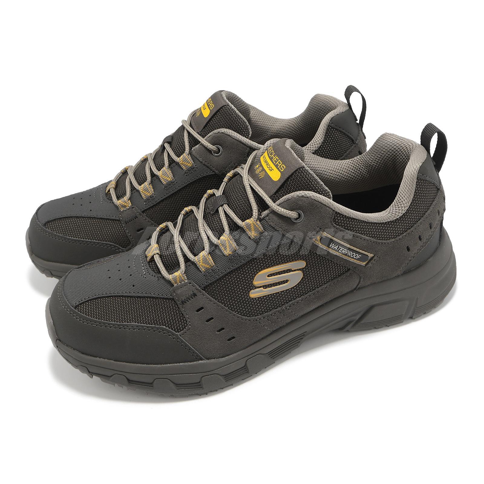 Мужские повседневные водоотталкивающие кроссовки Skechers OAK Canyon-Rydell Stone коричневого цвета 237386-STBR 27690₽