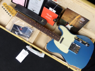 Electric Guitar Fender Custom Shop 1963 Telecaster Relic Aged Lake