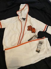 Vintage Rocawear Embroidered Tracksuit Set Zip Hoodie Pants Women Size S NWT